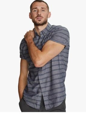 Eddie Bauer Mens Eddie Bauer Printed Baja Shirt. Size Tall Medium new